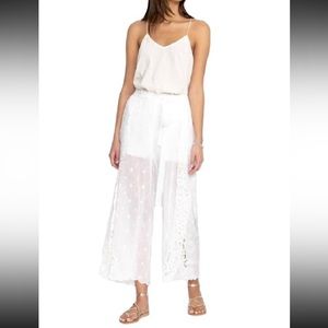 NWT Johnny Was Eleuthera Wrap Pant White Size XL